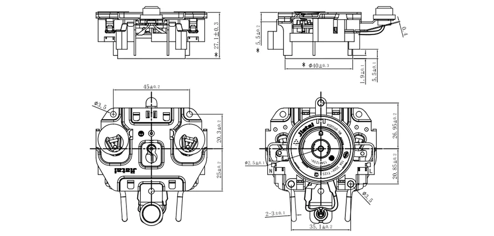 5 Pins NTC Elecgtronic Thermostat
